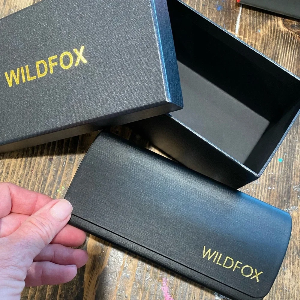 WILDFOX sunglasses! Pink, in case & collectible box!! Very sturdy and so FUN🤩